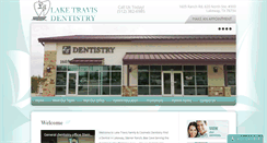 Desktop Screenshot of laketravisdentistry.com
